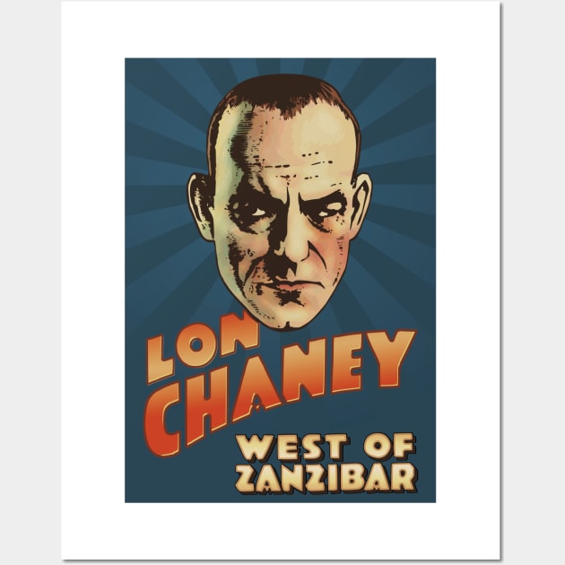 Lon Chaney West of Zanzibar Wall Art by ranxerox79